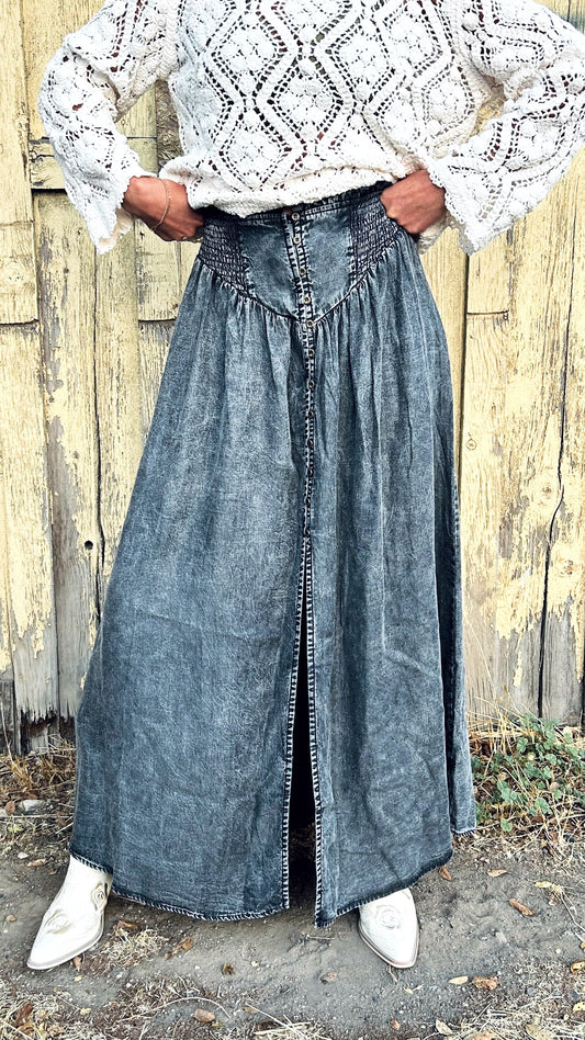 Punchy Cowgirl Maxi Skirt