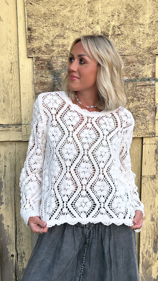 Sookie Open Knit Sweater