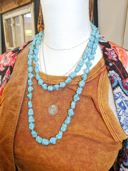 Boho Beaded Layering Necklace