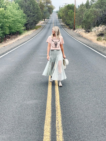 Vintage Western Cropped Tee